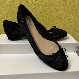 NWOT Black Vice Camuto Ballerina W/ Bow Pristine Shoes!